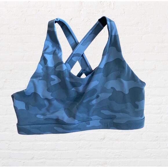 Nanette Lepore gray camo sports bra - Picture 2 of 3